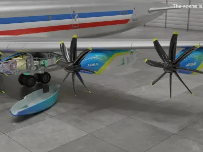  Airbus ZEROe Hydrogen Engine 