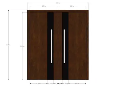 Wood Doors 3D model buy