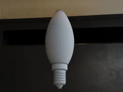 Candle Light Bulb 3D model