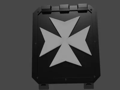 Templar Rhino Cross Door  3D model