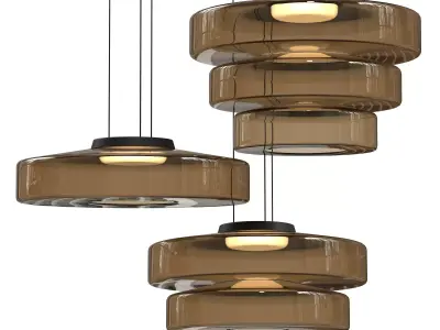 Levels Series Pendant Light 3D model
