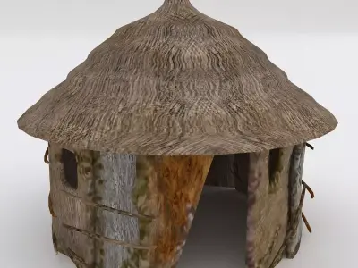 Huts One 3D model