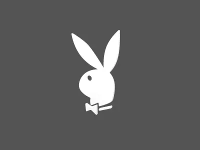 Playboy Logo v1 002 Free low-poly 3D model