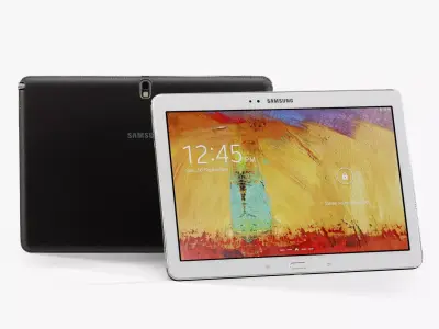 Samsung Galaxy Note 10-1 tablet Low-poly 3D model