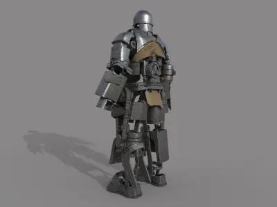 IRON MAN MARK-1 ARMOR MARVEL MODEL Low-poly 3D model