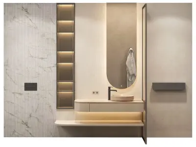 Bathroom Furniture RJ Easy Design 12 3D model