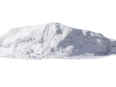 Winter snow pile 3D model