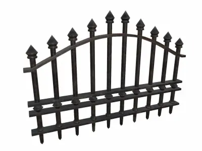 Graveyard Exterior Pack Low-poly 3D model