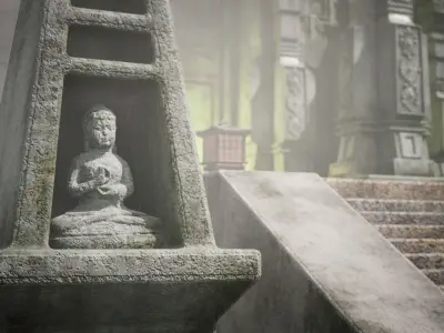 Temple Of Gods Modular Package 3D model