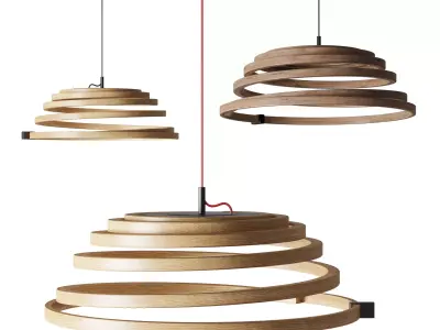 Aspiro 8000 hanglamp Secto Design Low-poly 3D model