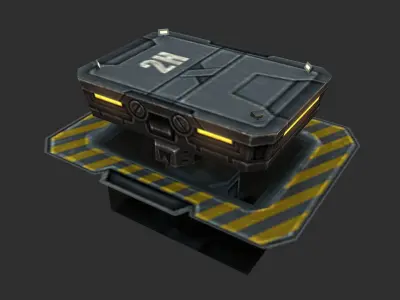Weight-lift box 3D model