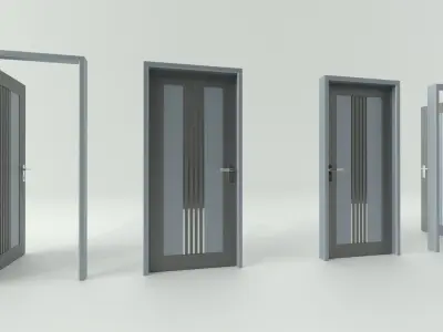 Door sets 15 3D model