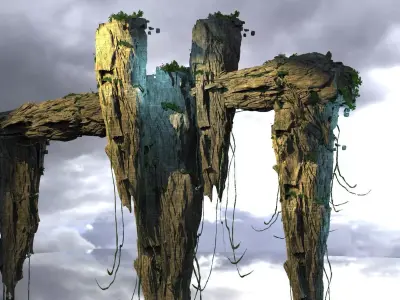 Paradise island 7  3D model