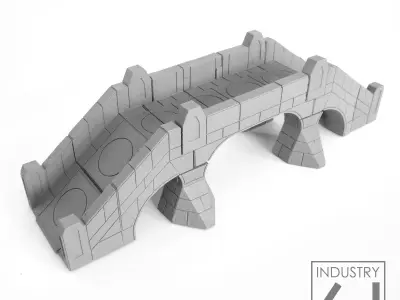 Bridge custom modular system 3D print model