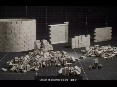 Construction and Urban Props Pack 01