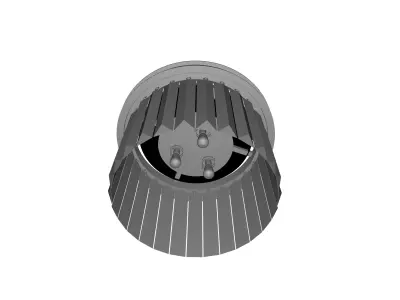Yazmin Light Flush Mount 3D model