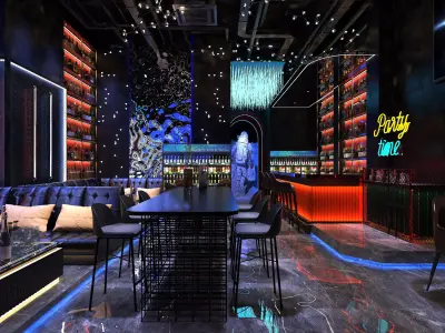 Night Club 3D model
