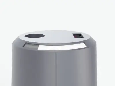 Disaster prevention umbrella handle Free 3D model