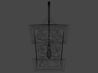 Lampada a Muro 3D model