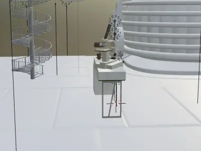 Scifi Mars Habitat  3D model