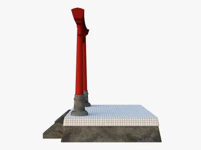 Japan Torii Gate 3D model