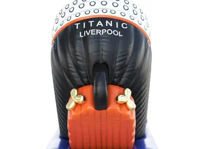 Inflatable slide Titanic 3D model