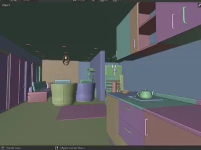 Contemporary Apartment 3D model