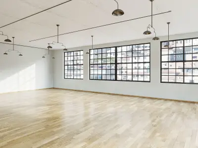 Empty interior 3D model