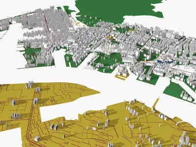 Singapore 02 Low-poly 3D model