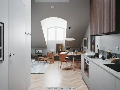 2401 Attic Apartment for 3DsMax