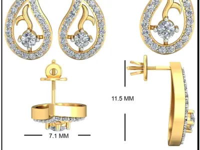 EARRING 3D print model