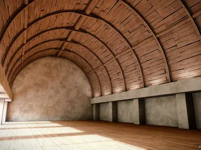 VR Room Low-poly 3D model