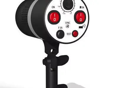 strobe light 01 3D model