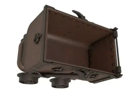 Mine Cart 3D model buy