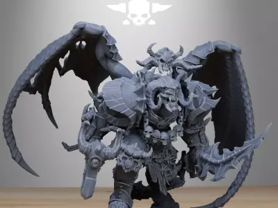 Corrupted Demon 3D print model