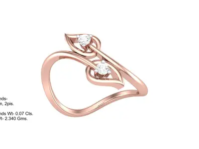 Delicate Ring - 40 3D print model