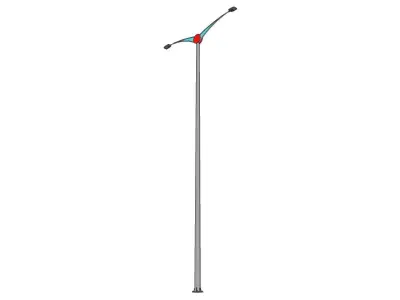 Lamp Post - Light Pole - Light Post - Street Light 13 3D model