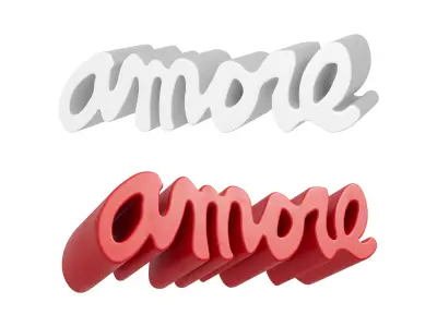 Bench Amore SLIDE 3D model