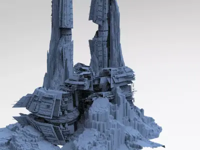 Star Freighter Tatooine Gangster facility 3D model