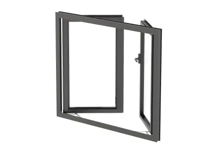 Aluminium Door 02 3D model