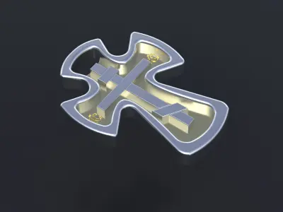 Orthodox cross cnc model or  3D print model