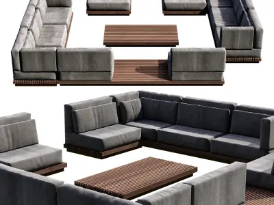 SITTING AREA NO6 A 3D model