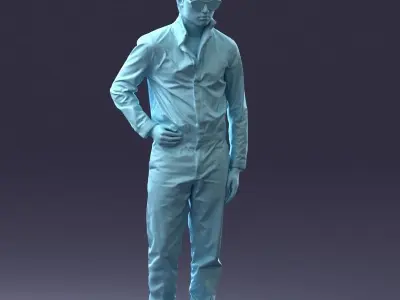 000072 Sci-Fi Man 0831 3dp 3D print model