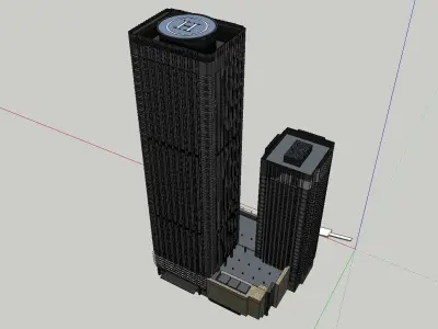 vacation spot-Resort-Fashion Leisure Hotel-0155 3D model