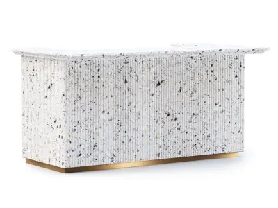 Soke marble bar counter  3D model