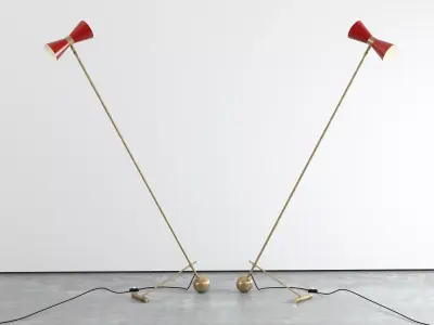 Counterweight Floor Lamp Free 3D model