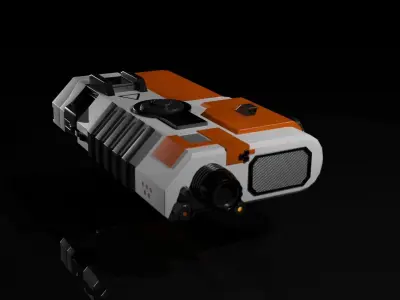 Sci-fi night vision device 3D model