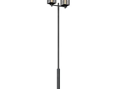 Street park lamp post 3D model