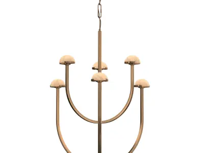 PEDRA ROUND CHANDELIER 32 3D model