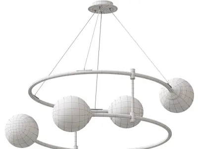 CHANDELIER CEILING LIGHTING MAYTONI BALANCE 3D model